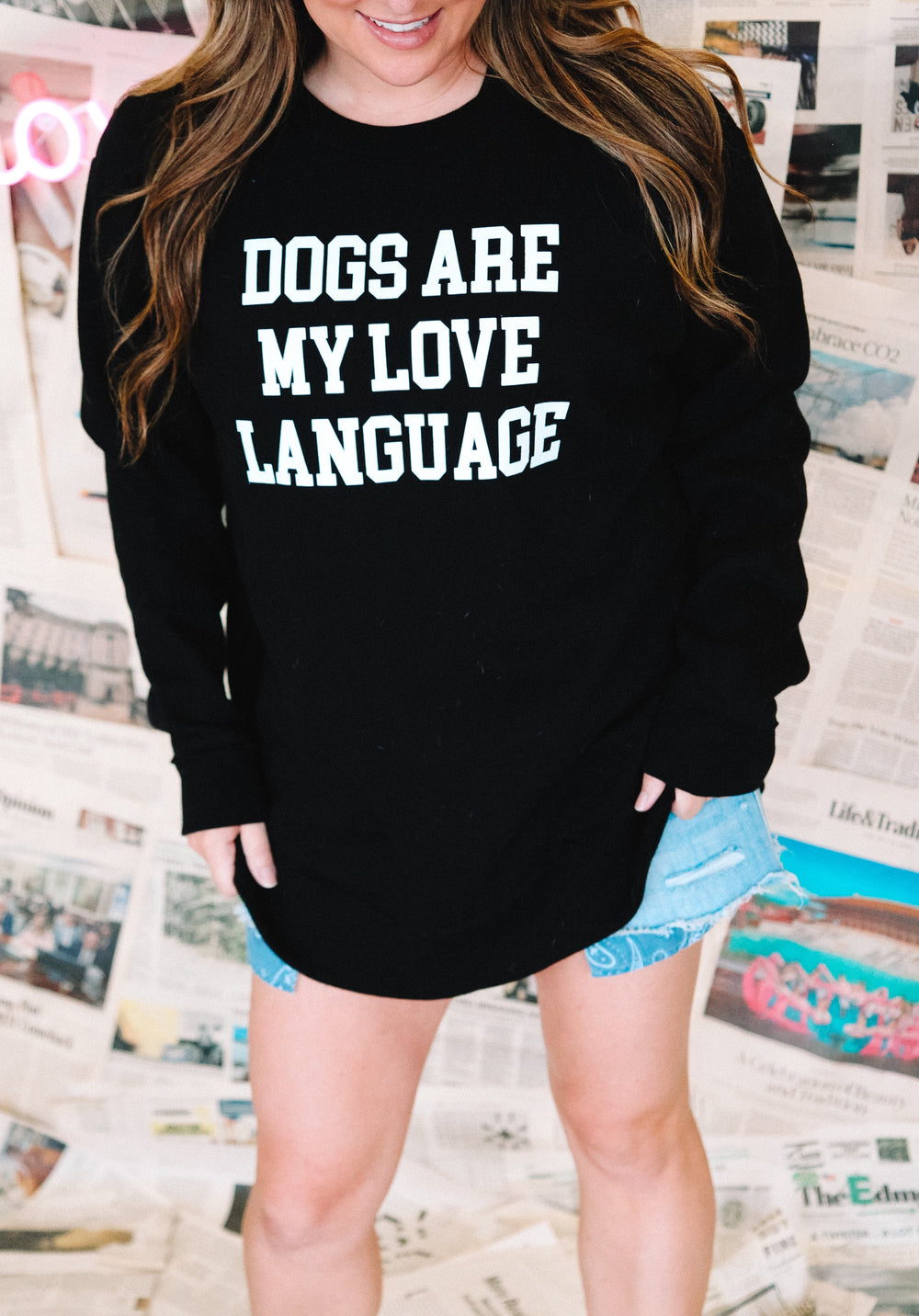 Dogs Love Language Tunic - Treat Dreams