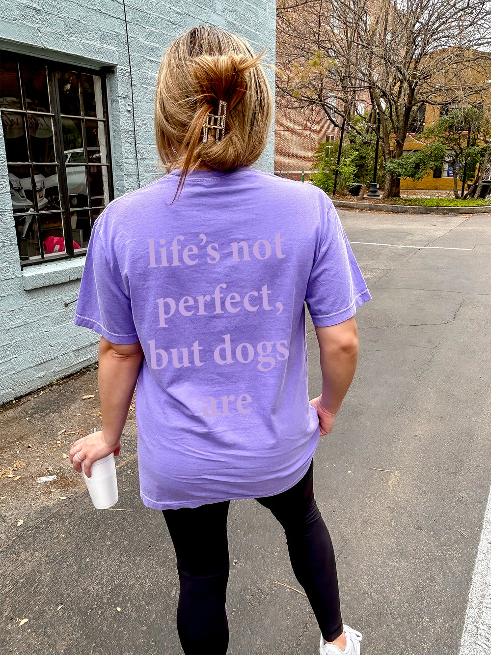 Dog Person, Dogs Are Perfect Tee Violet - Treat Dreams